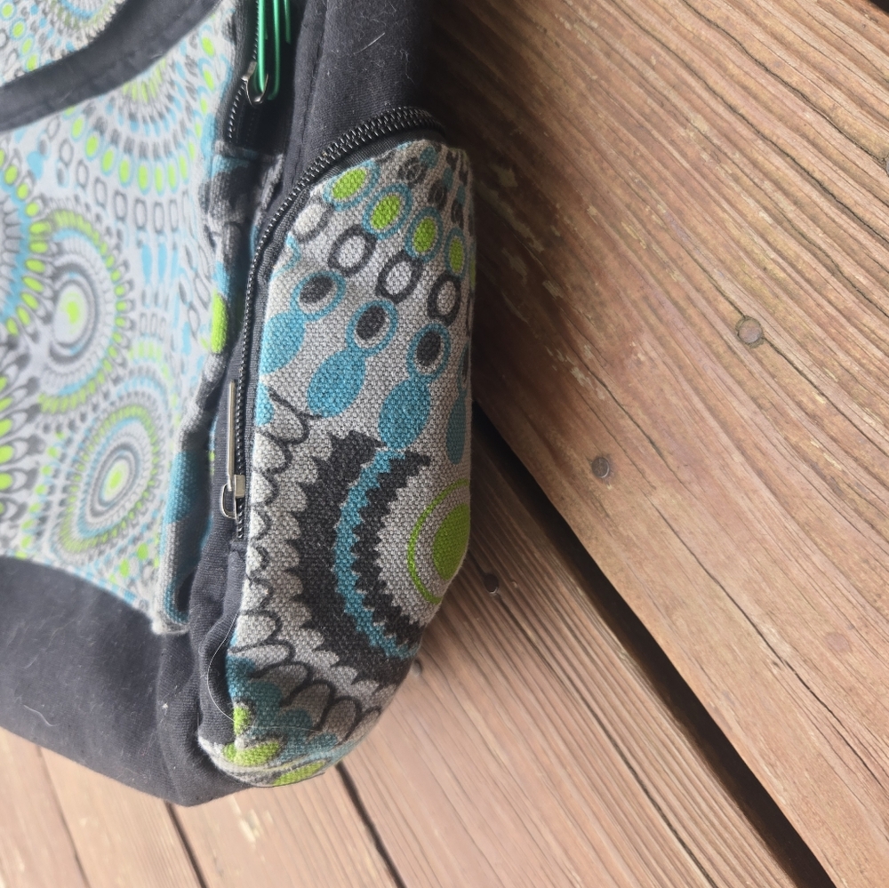 Colorful Patterned Backpack - Picture 3 of 6